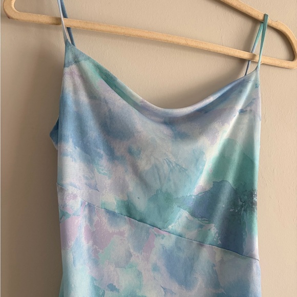 CAUTION TO THE WIND Draped Hankerchief Dress - Picture 2 of 2